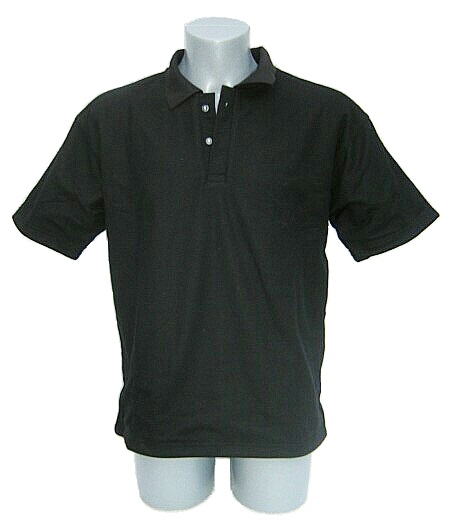 Cut resistant polo Pique-Spec-polyester Short sleeves-Black VBR-Belgium